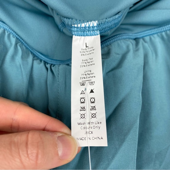 Halara Breezeful High Waisted Crossover 2-in-1 Quick Dry Yoga Shorts L NWT - Picture 7 of 7